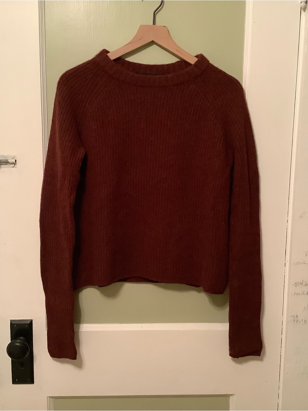 Jenni Kayne Women's Rust Cashmere Sweater